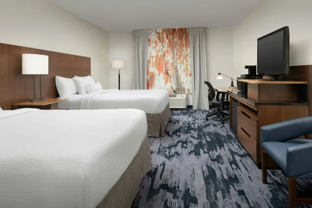 غرفة بسريرين كوين، Fairfield Inn And Suites Baltimore Bwi Airport 2/4