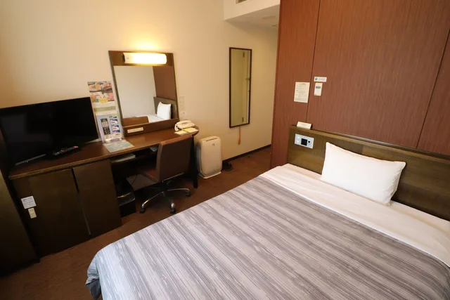 غرفة مفردة بسرير مزدوج للمدخنين، Hotel Route Inn Chitose Ekimae 8/10