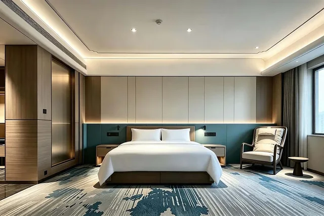 غرفة قياسية بسرير كوين، Guangdong Yingbin Hotel 2/9