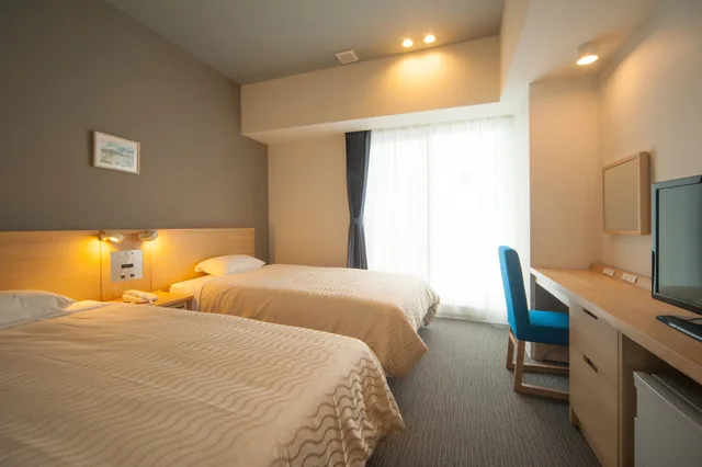 غرفة اقتصادية بسريرين منفصلين، Hotel Rising Sun Miyakojima 2/5