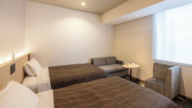 غرفة سوبيريور بسريرين منفصلين للمدخنين، Sendai Washington Hotel 5/7