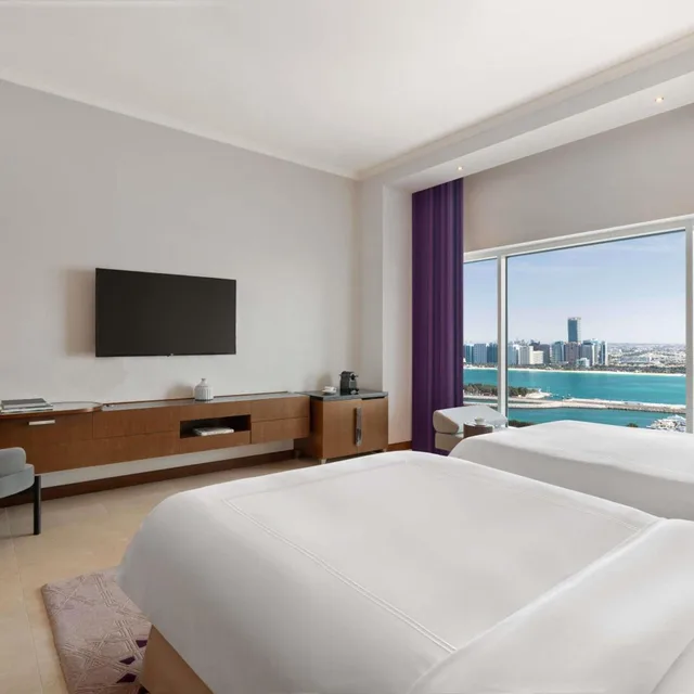 جناح بريميوم بسرير فردي بغرفتي نوم، Rixos Marina Abu Dhabi 9/10