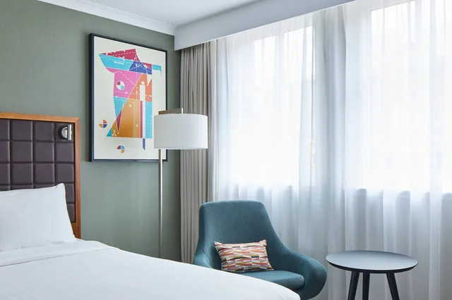 غرفة ديلوكس بسرير كوين، Marriott Leeds 2/5