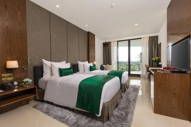 غرفة ديلوكس بسرير مزدوج أو سريرين منفصلين، Dic Star Hotels Resorts Vinh Phuc 1/2