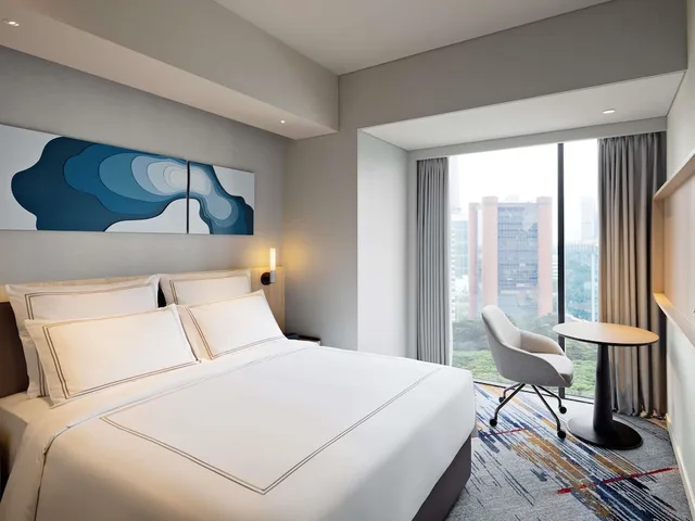2 Bedrooms, Signature, Swiss, Apartment, 2 Double Beds, Swissotel Living Jakarta Mega Kuningan 1/8