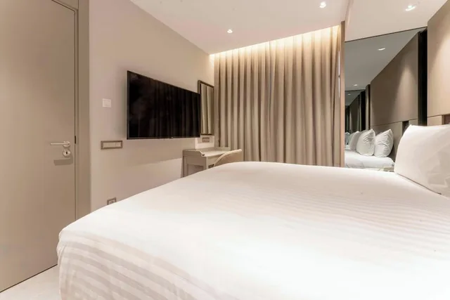جناح بسرير كوين بإطلالة على المدينة بغرفة نوم واحدة مع أريكة، Residence Inn by Marriott Antalya 5/10