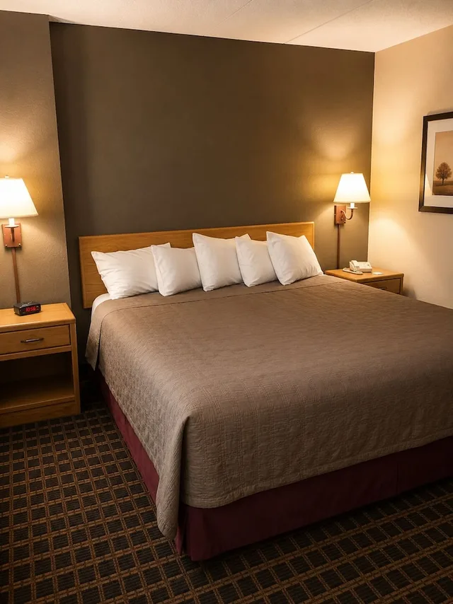جناح بسرير كينج بغرفتين مع أريكة، Mooselake Lodge 1/3