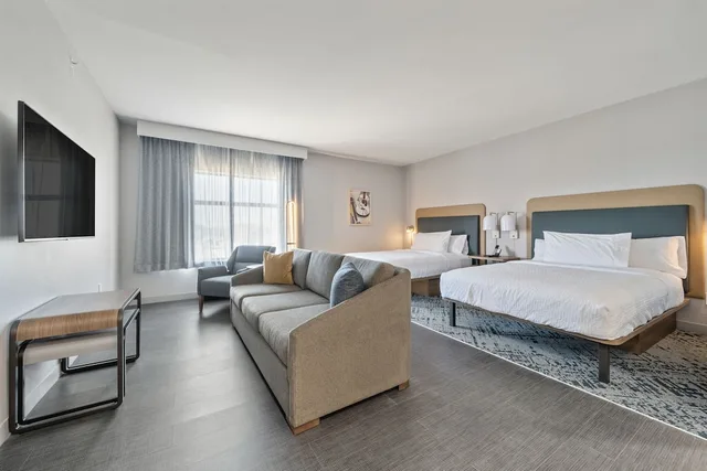 جناح استوديو بسريرين كوين بمطبخ لذوي الإعاقة، Homewood Suites by Hilton Austin Airport 1/8