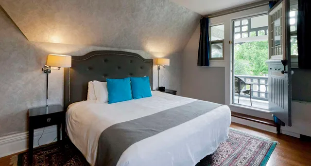 غرفة بسرير كينج بشرفة بحوض جاكوزي، Idlewyld Inn & Spa, WorldHotels Crafted 2/5