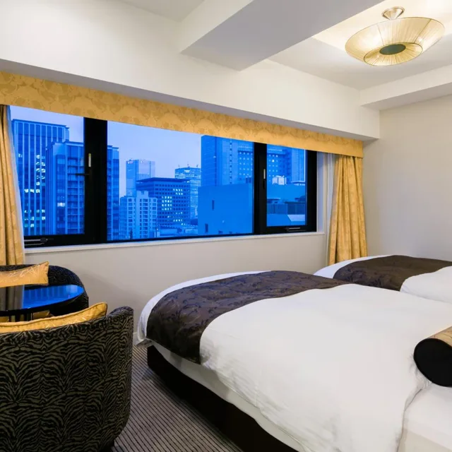 غرفة ديلوكس بسريرين منفصلين، Apa Hotel Nagatacho Hanzomon Ekimae 3/7