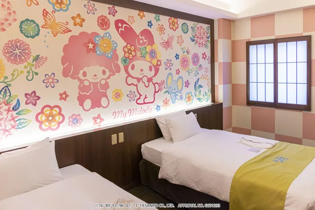 Melody, Deluxe, Twin Beds، Hotel Okinawa with Sanrio Characters 3/6