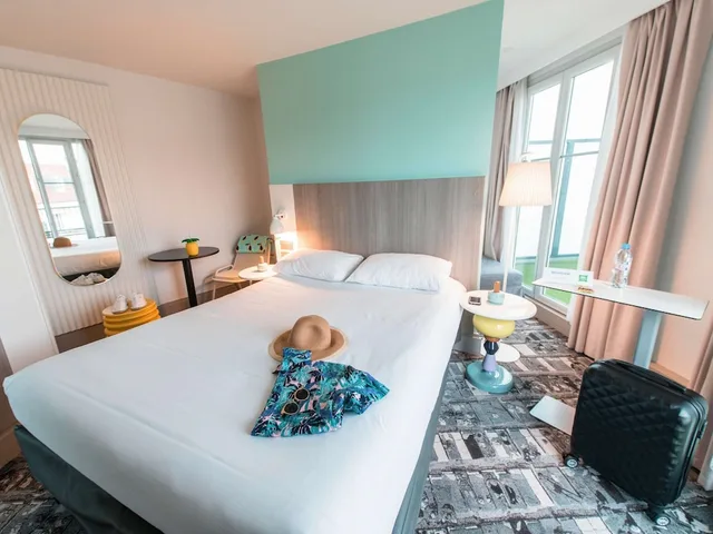 غرفة بسرير مزدوج بإطلالة على المدينة بشرفة، Ibis Styles Nice Centre Gare 1/10