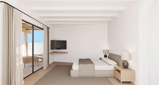 جناح سيغنتشر بسرير كينج بإطلالة على البحر مع أريكة، NERO Light-Filled Suites 2/4