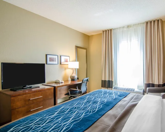 غرفة قياسية بسرير كينج، Comfort Inn & Suites Lynchburg Airport - University Area 7/10