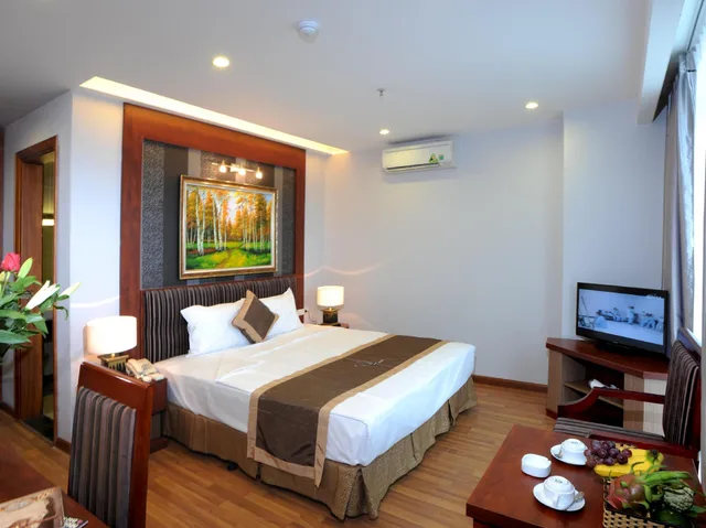 غرفة ديلوكس بسرير مزدوج أو سريرين منفصلين بإطلالة على المدينة، Hanoi Gallant Hotel 2/2