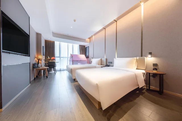 غرفة عائلية بسريرين منفصلين، Atour Hotel (Ningbo Fenghua Huizheng Old Street) 1/1
