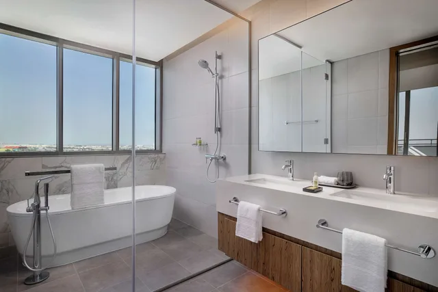 شقة بسريرين مزدوجين بمطبخ، DoubleTree by Hilton Abu Dhabi Yas Island Residences 7/7