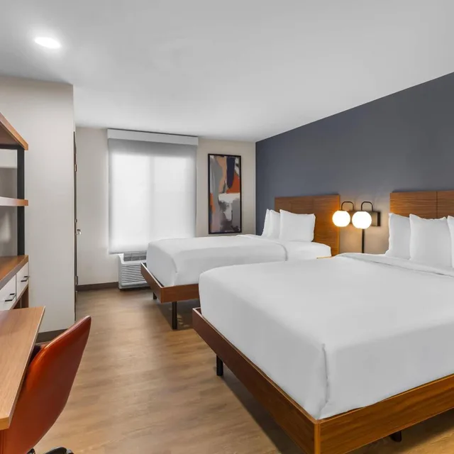 غرفة رباعية بسريرين كوين، Everhome Suites Clarksville Ft. Campbell Area 2/10