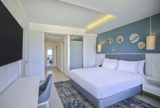 غرفة بسرير كينج بإطلالة على الحديقة، Hilton Skanes Monastir Beach Resort 1/14