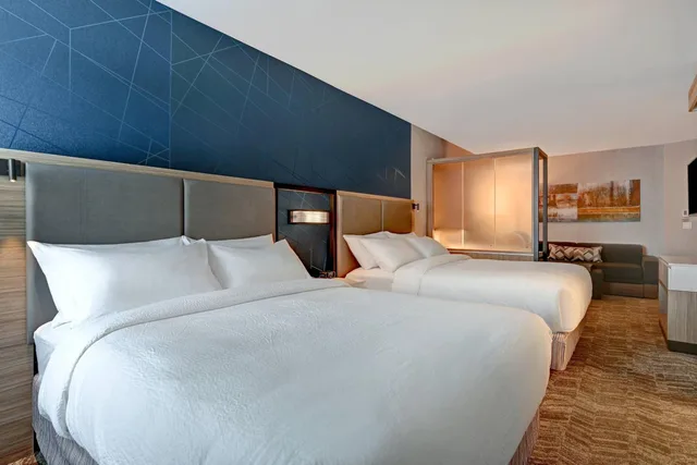 جناح بسرير كوين مع سرير سحّاب إضافي لذوي الإعاقة، Springhill Suites by Marriott Albuquerque University Area 3/10