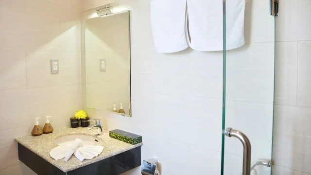 غرفة ديلوكس بسرير مزدوج أو سريرين منفصلين بإطلالة على المدينة، La Maison De Hang 8/8