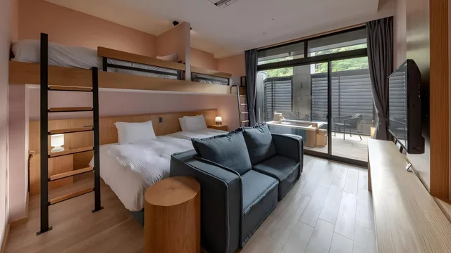 Suite, Twin Beds, Loft Bed, Outdoor Bath، Kirishima Kanko Hotel 1/1