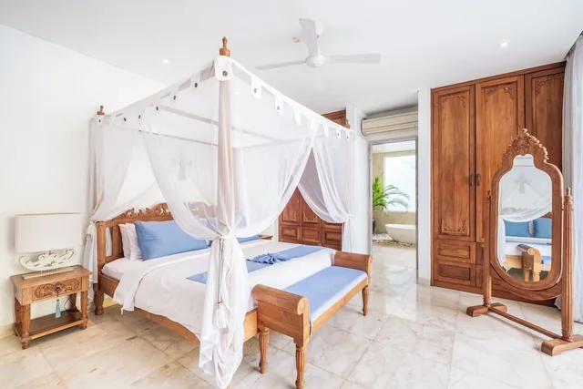 فيلا فاخرة بسريرين منفصلين وسريرين كينج بإطلالة على المسبح بـ4 غرف نوم للمدخنين، Aq Va Hotel And Villas 3/6