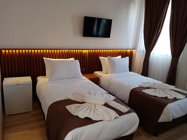 غرفة قياسية بسريرين منفصلين وسرير كوين، Castillo Rojo Hotel Istanbul 4/10