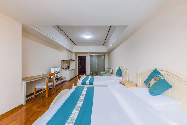 غرفة بزنس ثلاثية بسريرين مزدوجين، Home Inn Huayi Apartment 3/10