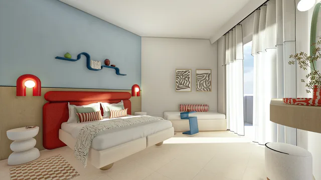 غرفة مفردة بسرير مزدوج، Houda Yasmine Marina & Spa 1/1