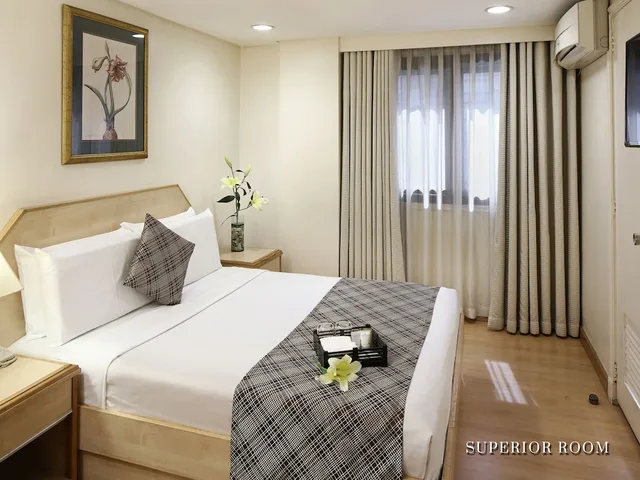 غرفة سوبيريور بسرير مزدوج، Manila Lotus Hotel 1/2
