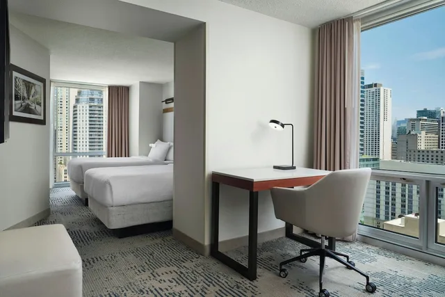 استوديو بسريرين مزدوجين لذوي الإعاقة، Springhill Suites Chicago Downtown River North 5/7