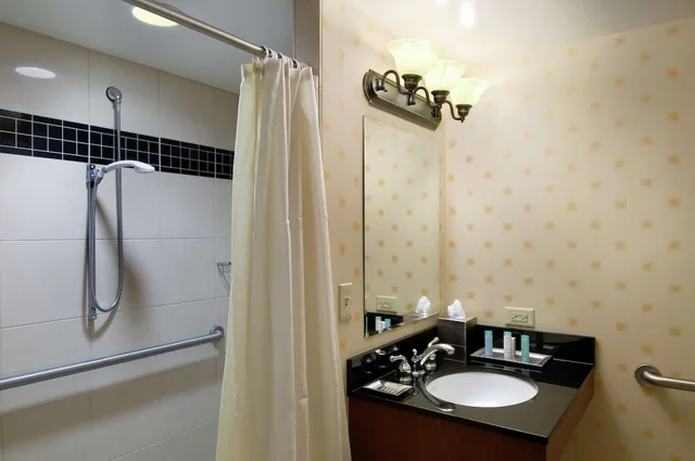 جناح عائلي بسرير كينج لذوي الإعاقة، Hilton Chicago OHare Airport 3/8
