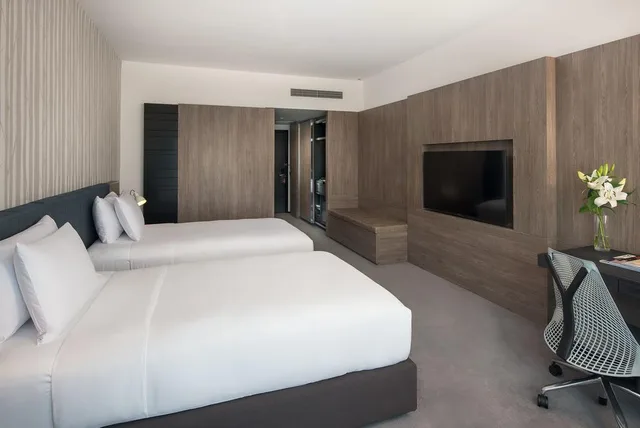 غرفة ديلوكس بسرير مزدوج أو سريرين منفصلين، G Hotel Gurney 1/1