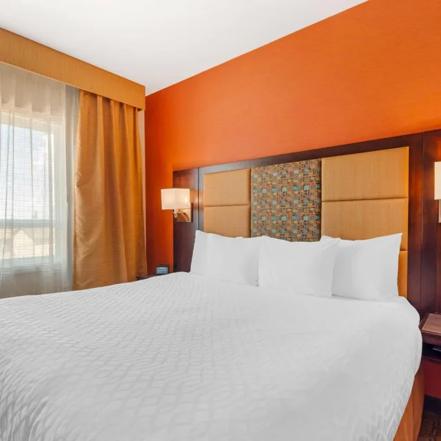 غرفة ديلوكس بسرير كينج مع أريكة، Best Western Plus Chateau Fort St. John 2/6