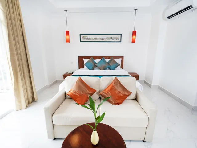 غرفة بريميير ديلوكس بسرير مزدوج بشرفة، Le Kree Downtown Hotel 6/10