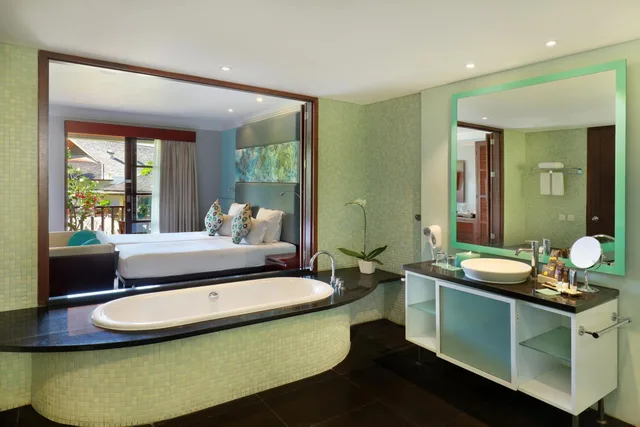 غرفة ديلوكس بسرير فردي بشرفة، Novotel Bali Nusa Dua Hotel and Residences 4/4