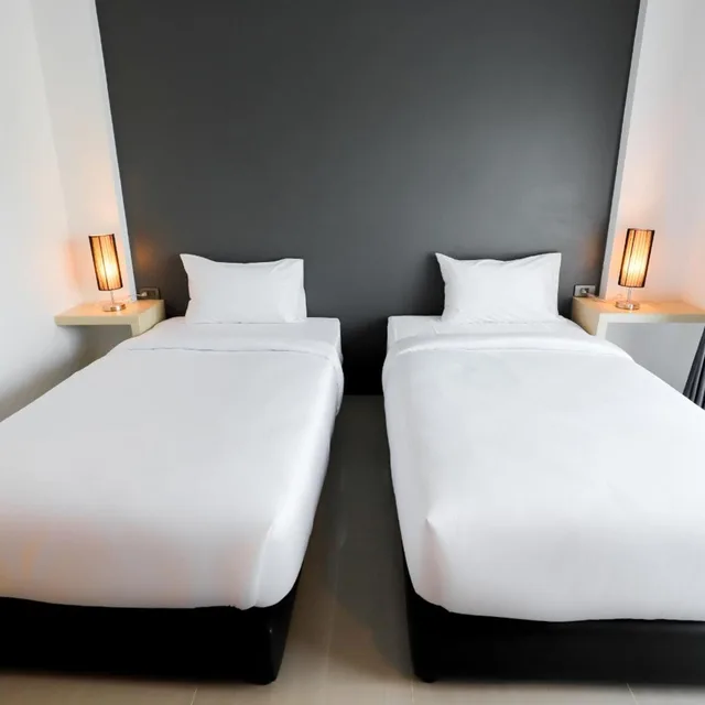 غرفة قياسية بسريرين منفصلين، The Rest Hotel - Prachuab kriri khan 2/7