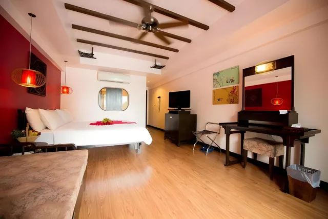 غرفة بسرير مزدوج أو سريرين منفصلين، Krabi Cha Da Resort 1/1