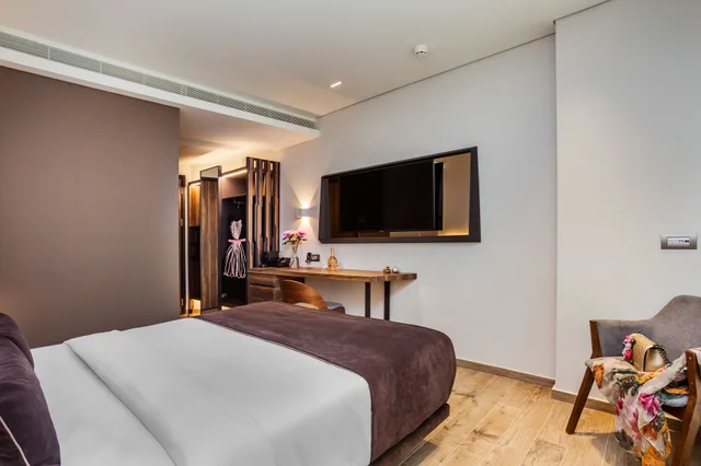 غرفة ديلوكس بسرير مزدوج بإطلالة على المدينة، Ad Imperial Plus Hotel Thessal 2/5