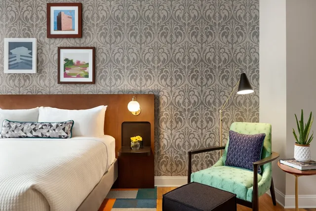 غرفة قياسية بسرير فردي، Hotel Indigo Winston Salem Downtown 3/4