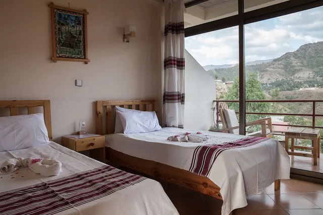 غرفة قياسية بإطلالة على الجبل بشرفة مفردة بسرير كوين، Sora Lodge Lalibela 4/10