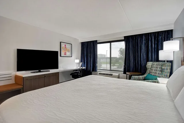 غرفة بريميوم بسرير كينج، Hilton Garden Inn Detroit Metro Airport 6/10