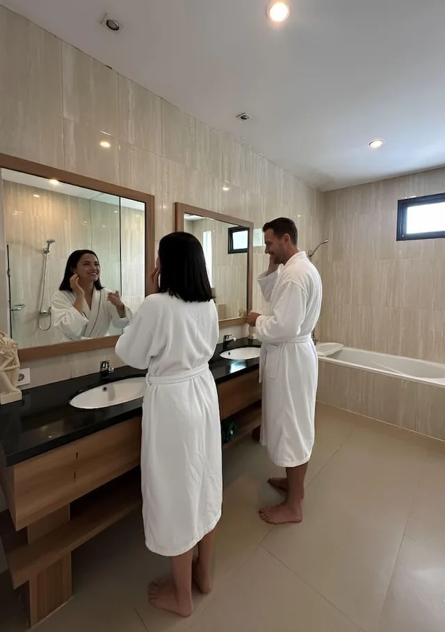 فيلا ديلوكس بسريرين كينج بـ3 غرف نوم، Awila Villas Kuta 4/10