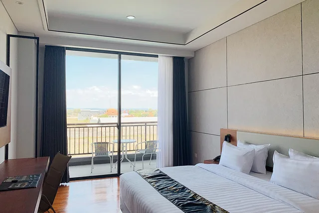 غرفة ديلوكس بسريرين منفصلين بشرفة، Grand Miami Hotel 3/3