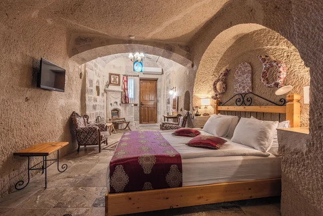 غرفة ديلوكس بسرير مزدوج بجاكوزي، Aren Cave Hotel 5/10