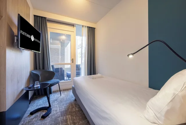 جناح عائلي بسرير مزدوج وسريرين منفصلين، Fletcher Hotel Jan Van Scorel 1/5