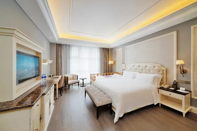 غرفة ديلوكس عائلية بإطلالة، Yinrun Jinjiang Castle Hotel 1/1