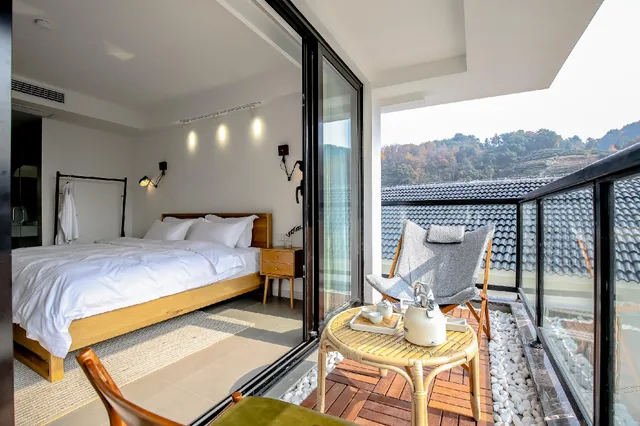 غرفة بريميير بإطلالة على الجبل، Hangzhou Sansu Hotel 1/2
