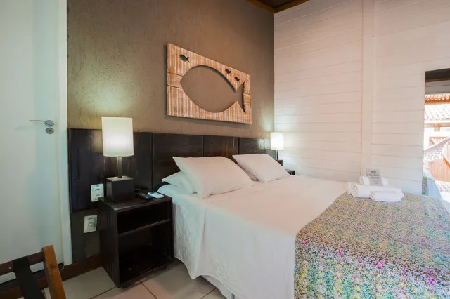 غرفة قياسية بسرير مزدوج، Ecocharme Pousada Pedra Do Mar 4/9